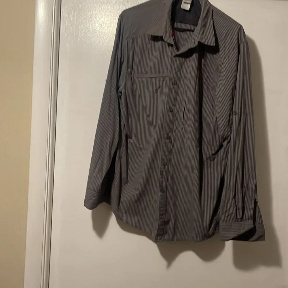 The North Face button down shirt large